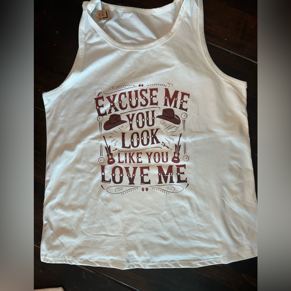 New “Ella Langley” Tank Top “Excuse me, you look like you love me”